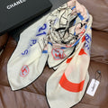 CHANEL 25S SCARF 135 IN CASHMERE 991652