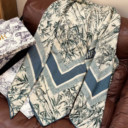DIOR 26S SCARF 140CM IN CASHMERE SILK 119156