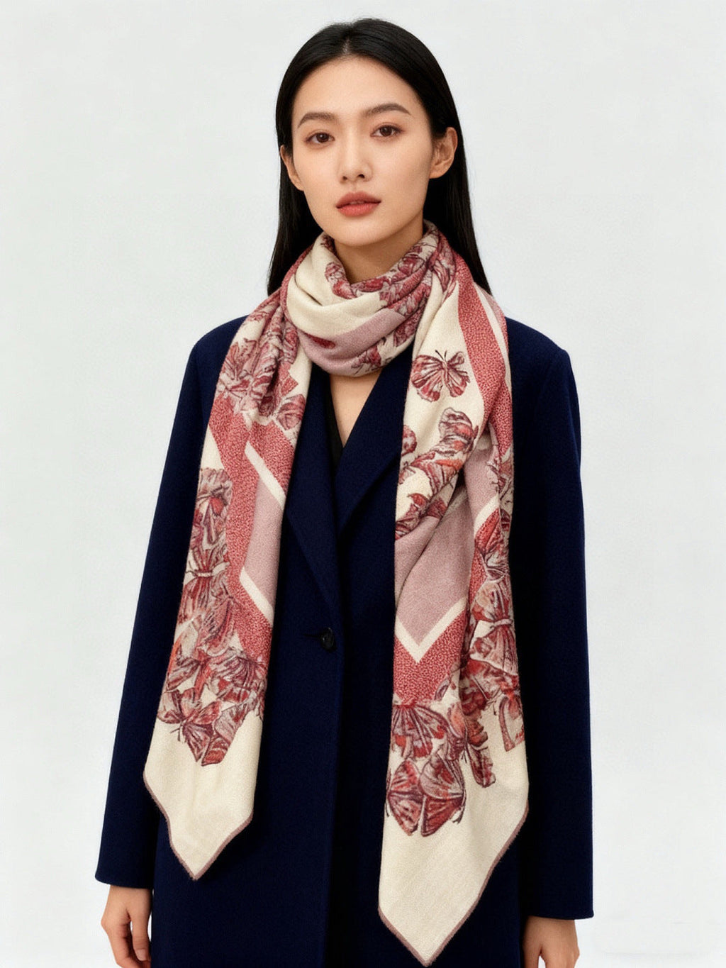 DIOR 26S SCARF 135CM IN CASHMERE SILK 126117