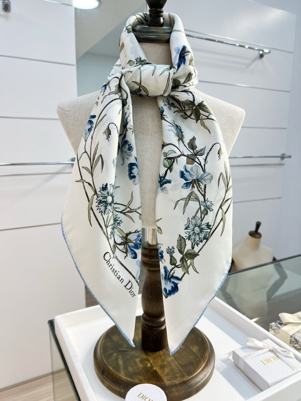 DIOR 26S SCARF 90CM IN SILK 274728