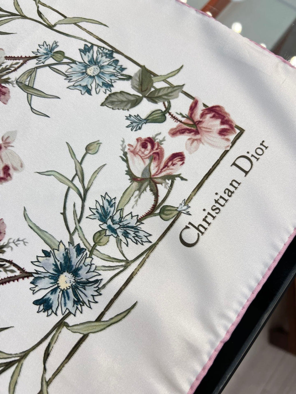 DIOR 26S SCARF 90CM IN SILK 274729