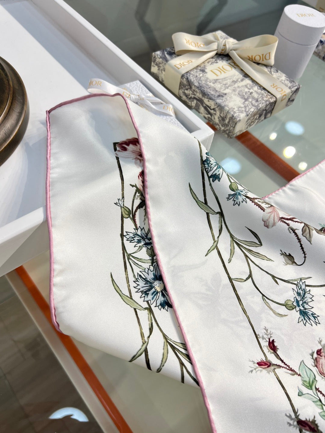 DIOR 26S SCARF 90CM IN SILK 274729