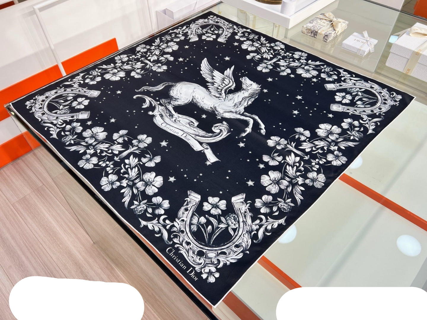 DIOR 26S SCARF 90CM IN SILK 274733