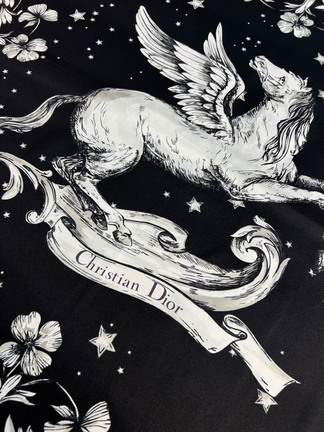 DIOR 26S SCARF 90CM IN SILK 274733