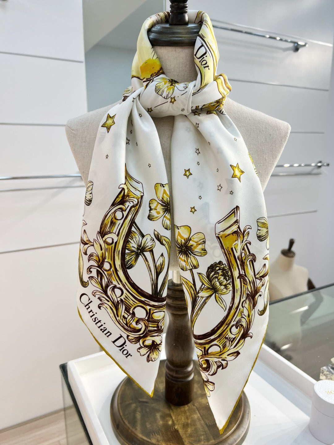 DIOR 26S SCARF 90CM IN SILK 274734