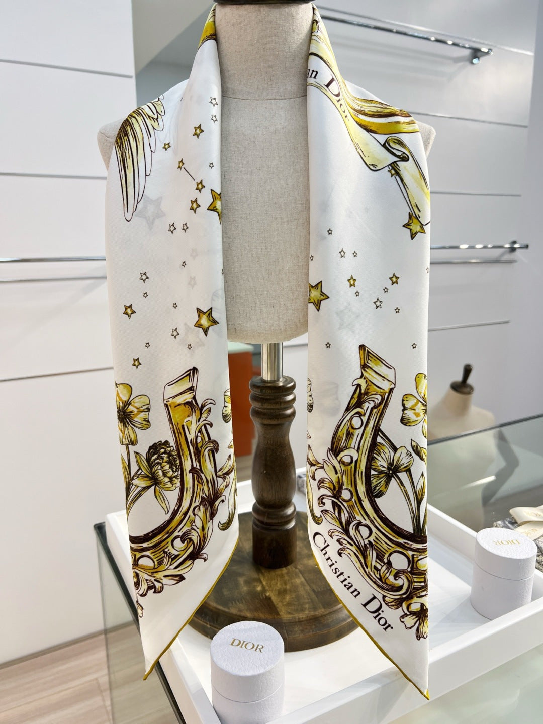 DIOR 26S SCARF 90CM IN SILK 274734