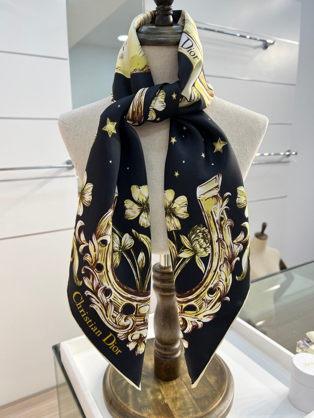 DIOR 26S SCARF 90CM IN SILK 274735