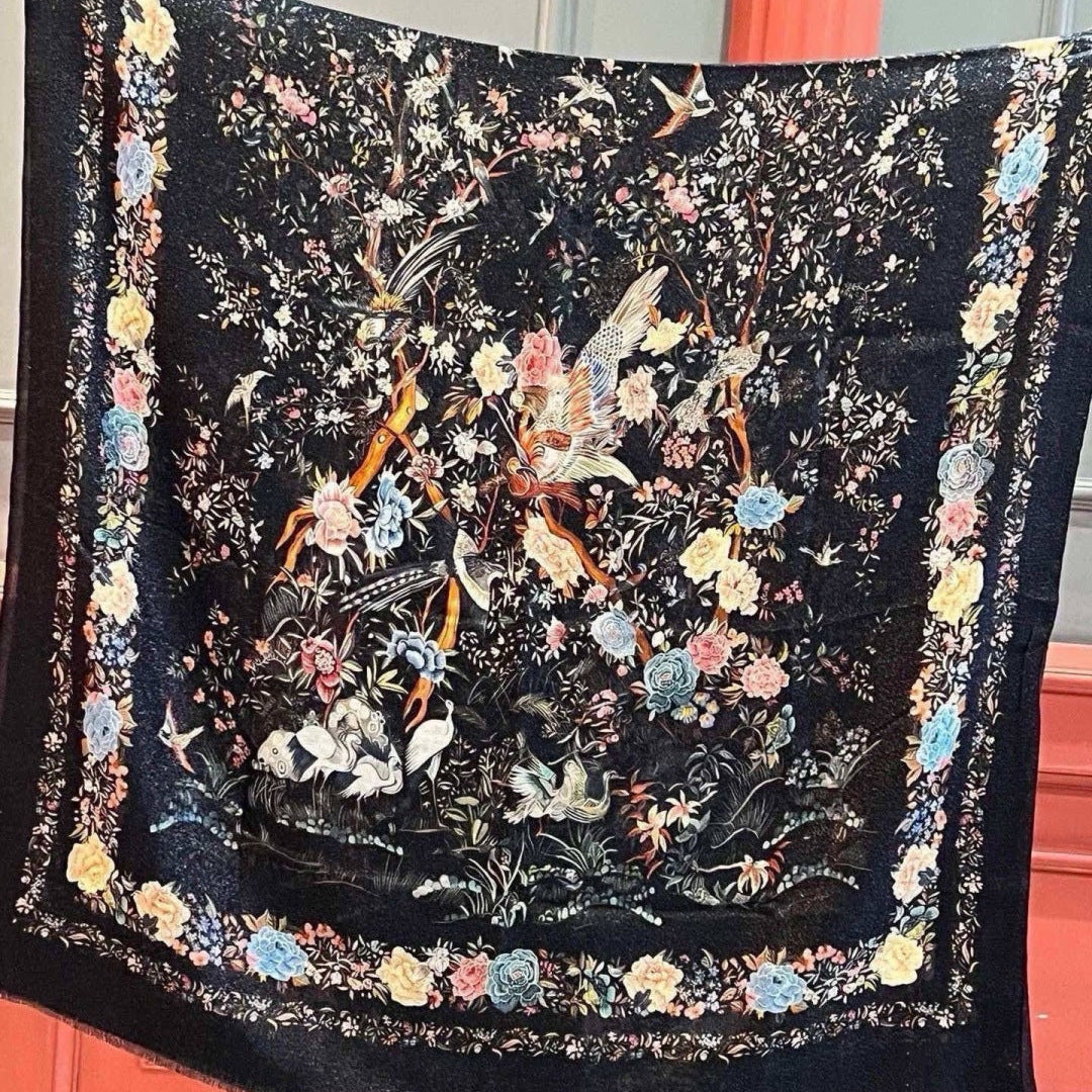 DIOR 26S SCARF 110CM IN WOOL & CASHMERE 300233