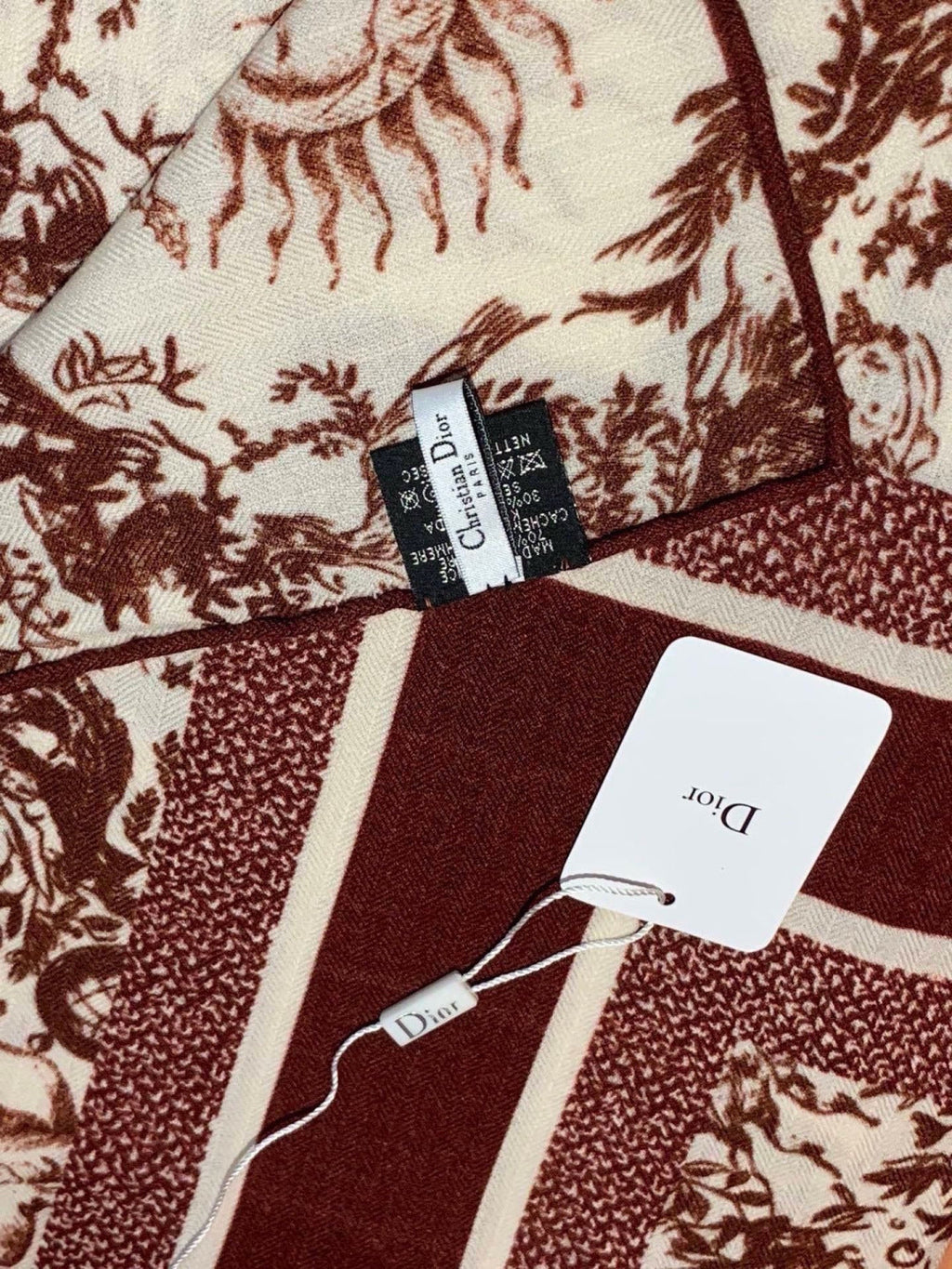 DIOR 26S SCARF 135CM IN CASHMERE SILK 304710