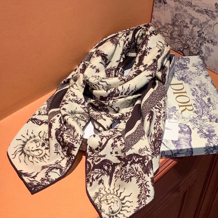 DIOR 26S SCARF 135CM IN CASHMERE SILK 304711