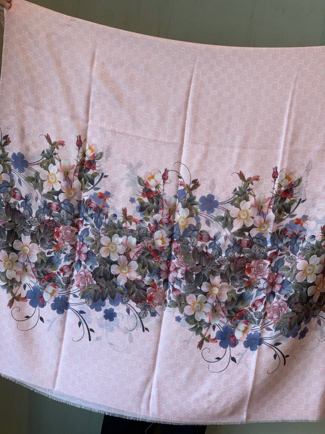 GUCCI 26S SCARF 200 IN CASHMERE AND SILK 306106