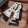 CHANEL 26S SCARF 200 IN CASHMERE AND SILK 307210