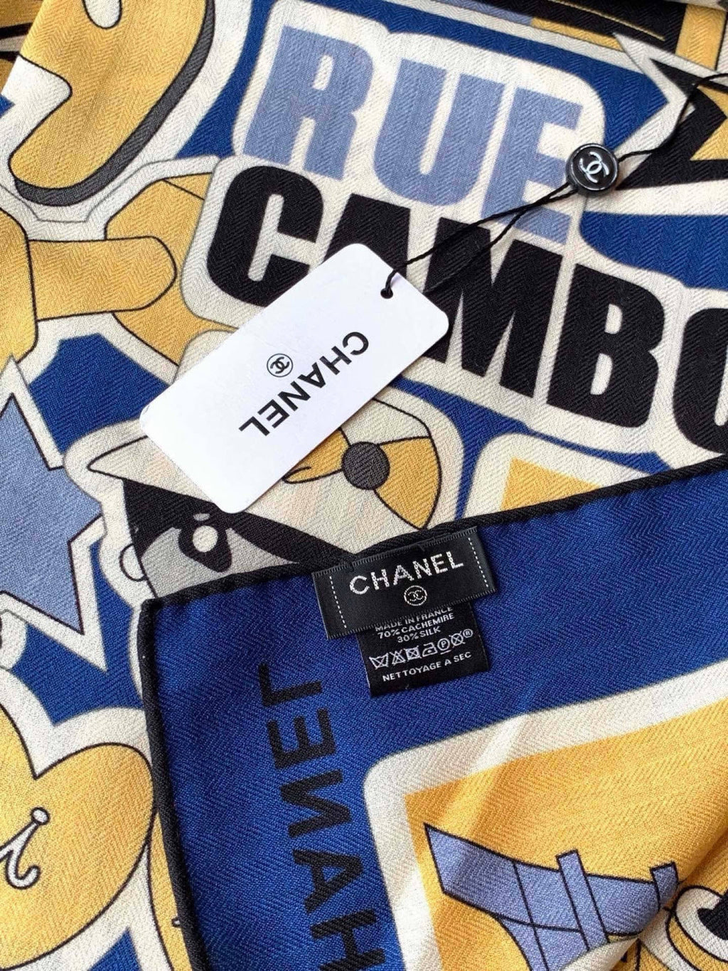 CHANEL 26S SCARF 135 IN CASHMERE AND SILK 309867