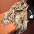 CHANEL 26S SCARF 140 IN SILK AND CASHMERE 313320