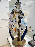 CHANEL 26S SCARF 90 IN SILK 313365