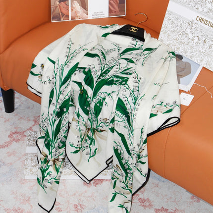 DIOR 26S SCARF 135 IN SILK AND CASHMERE 509321