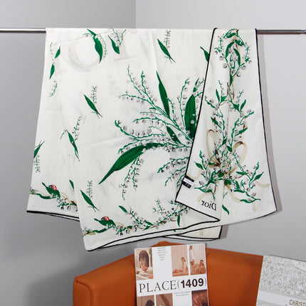 DIOR 26S SCARF 135 IN SILK AND CASHMERE 509321