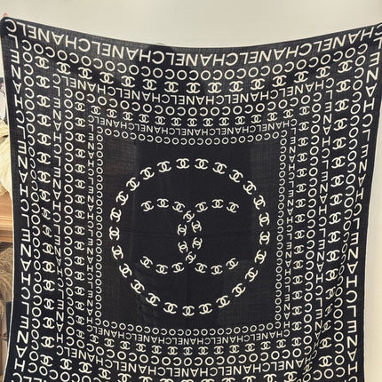 CHANEL 26S SCARF 135 IN SILK AND CASHMERE 510999