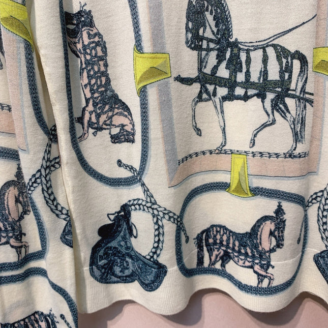 HERMES 25S CREW NECK T‑SHIRT 393