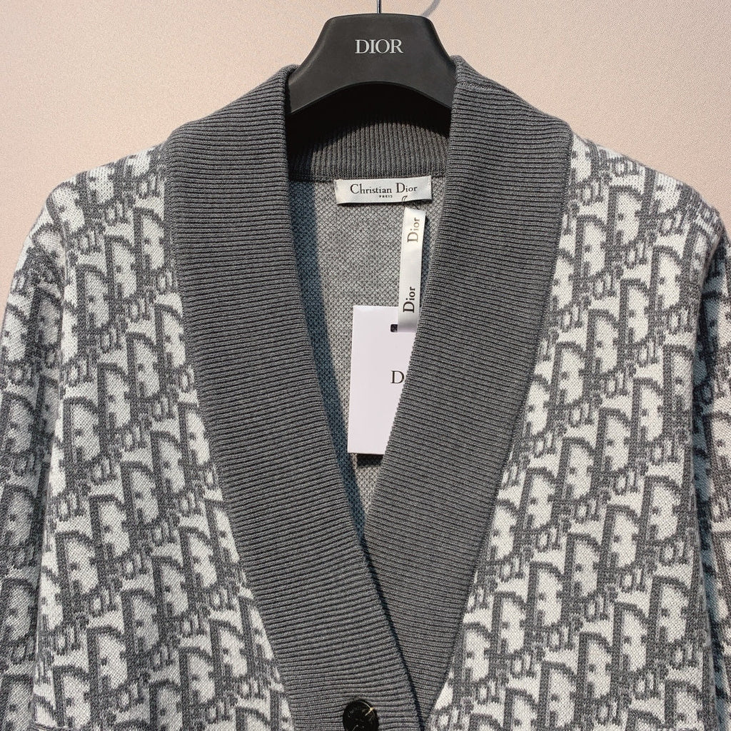 DIOR 25S V-NECK KNIT CARDIGAN 698