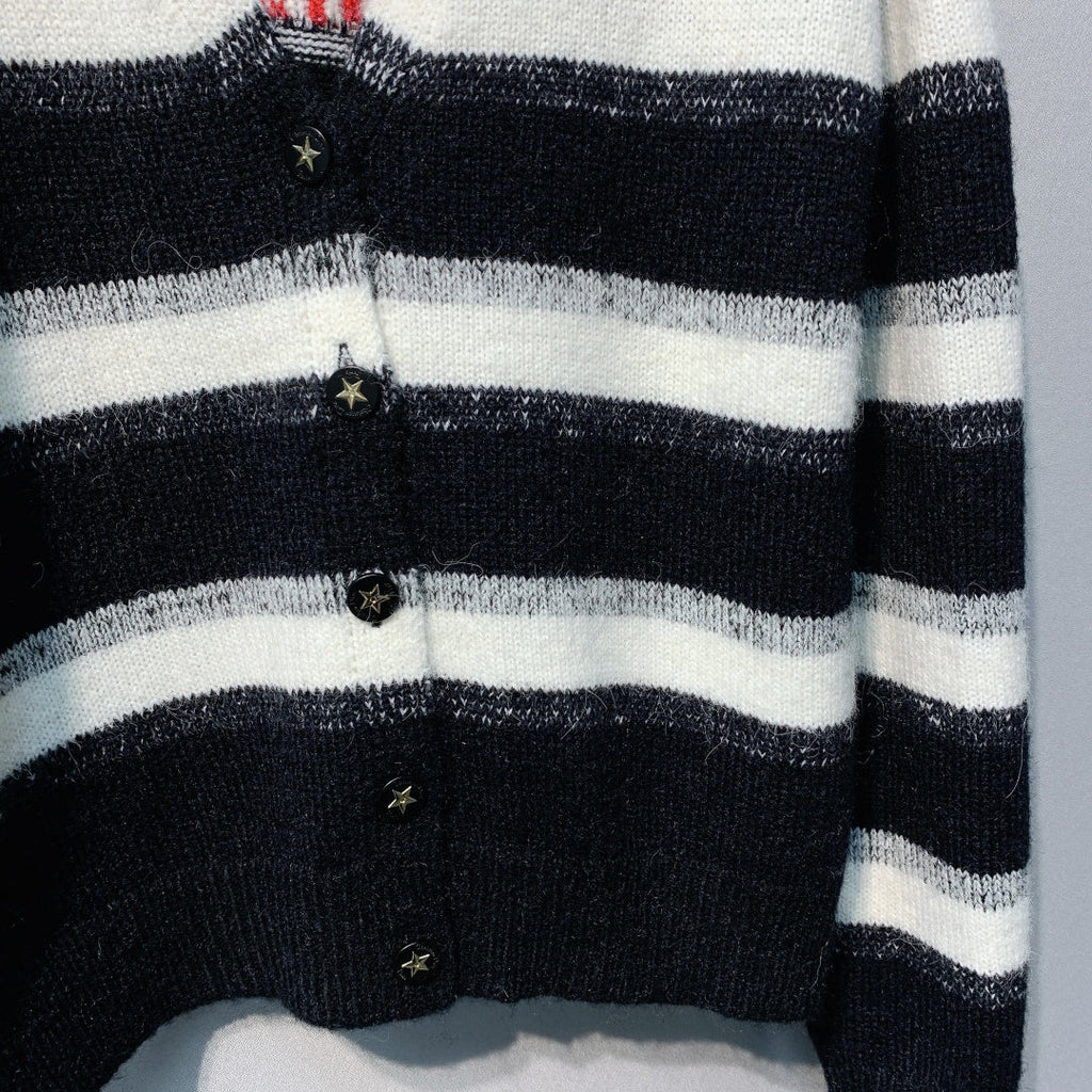 DIOR 26S STRIPED V-NECK CARDIGAN 998