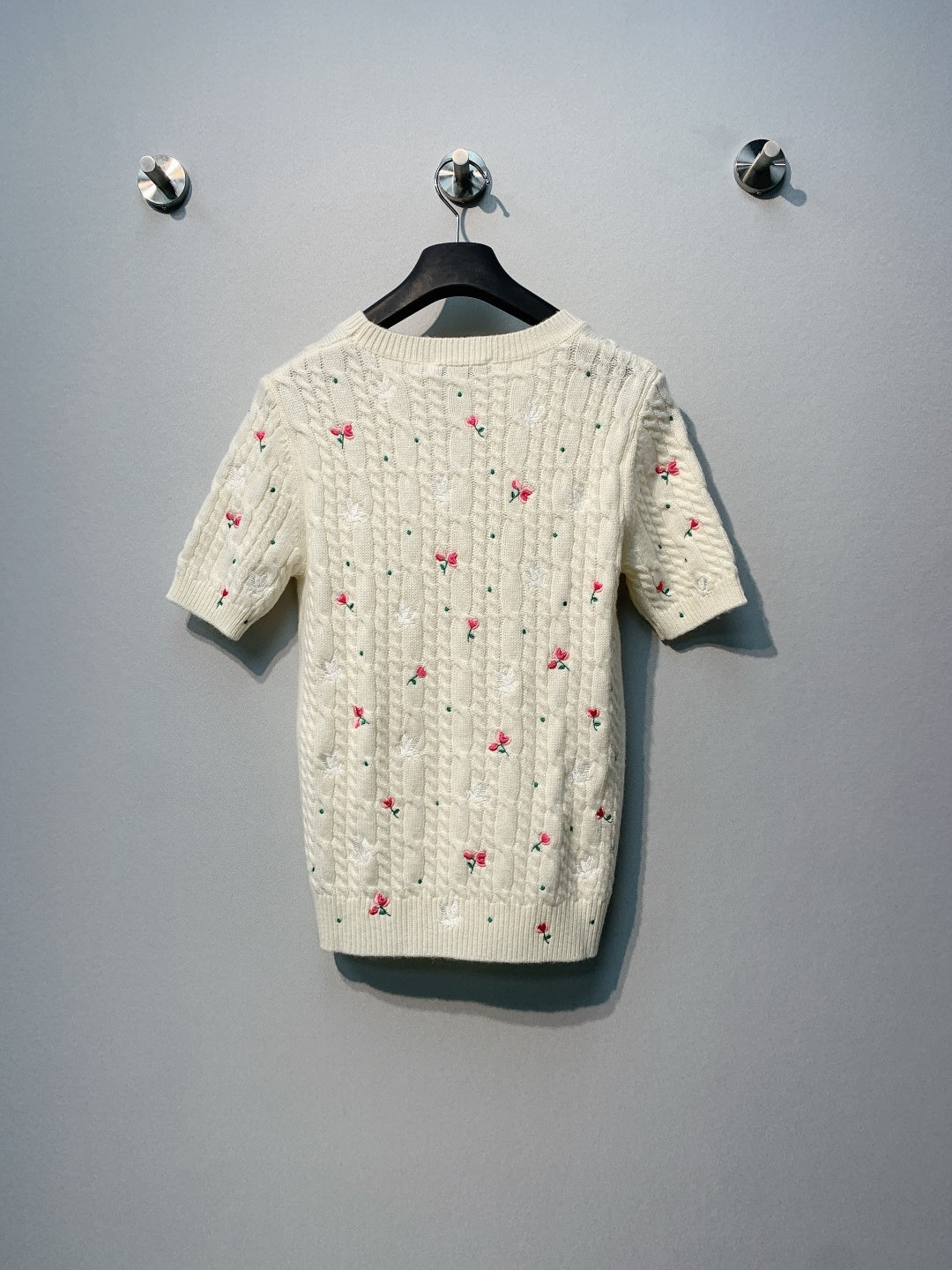 DIOR 26S SHORT-SLEEVE KNIT TOP 909