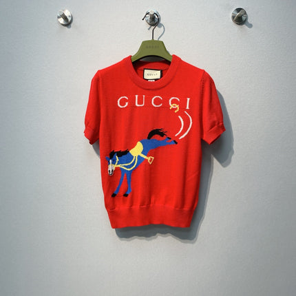 GUCCI 26S SHORT-SLEEVE SWEATER 257