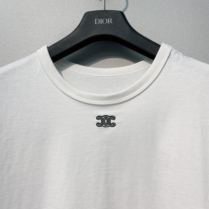 CELINE 26S EMBROIDERED T-SHIRT 181