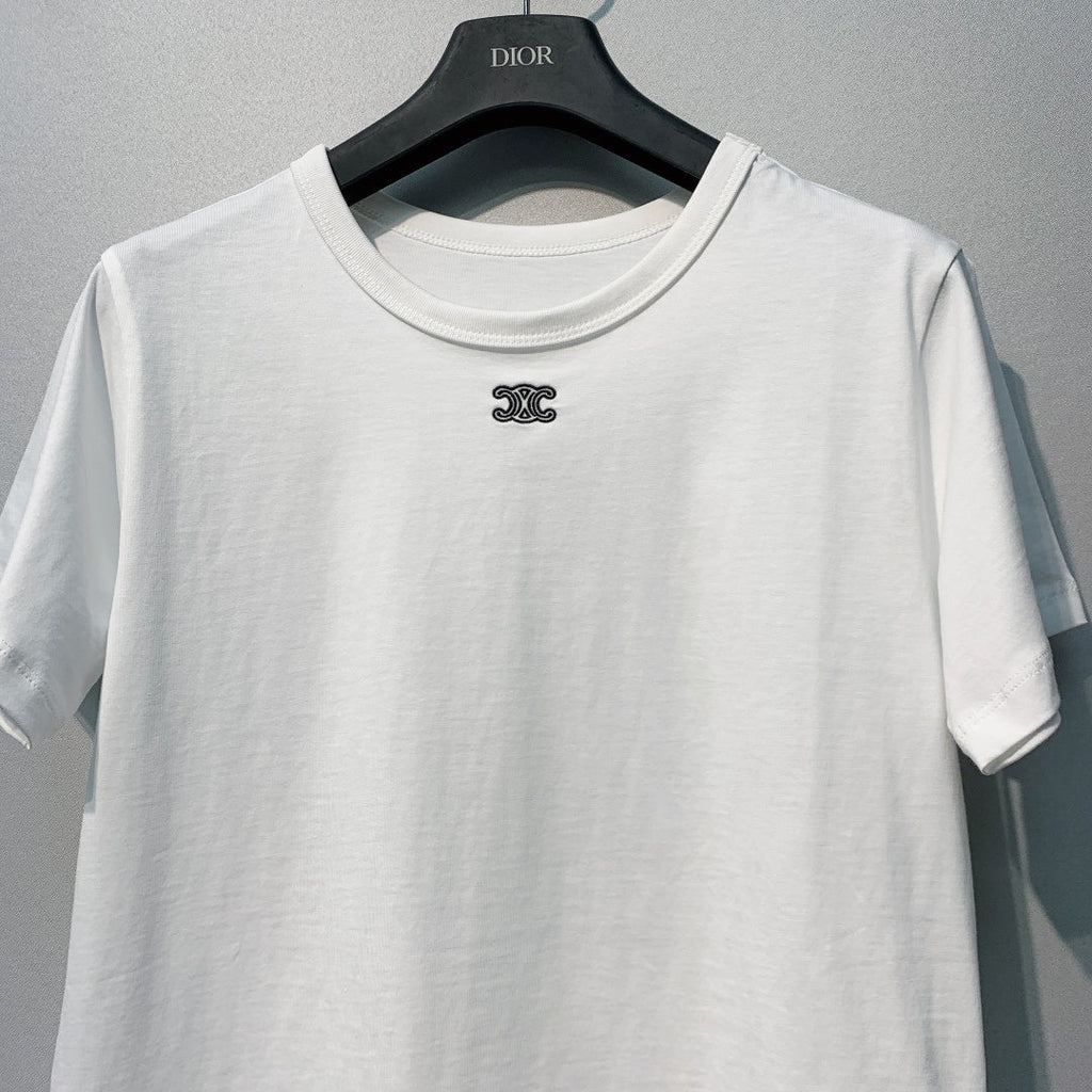 CELINE 26S EMBROIDERED T-SHIRT 181