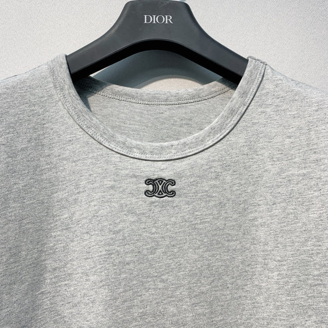 CELINE 26S EMBROIDERED T-SHIRT 180