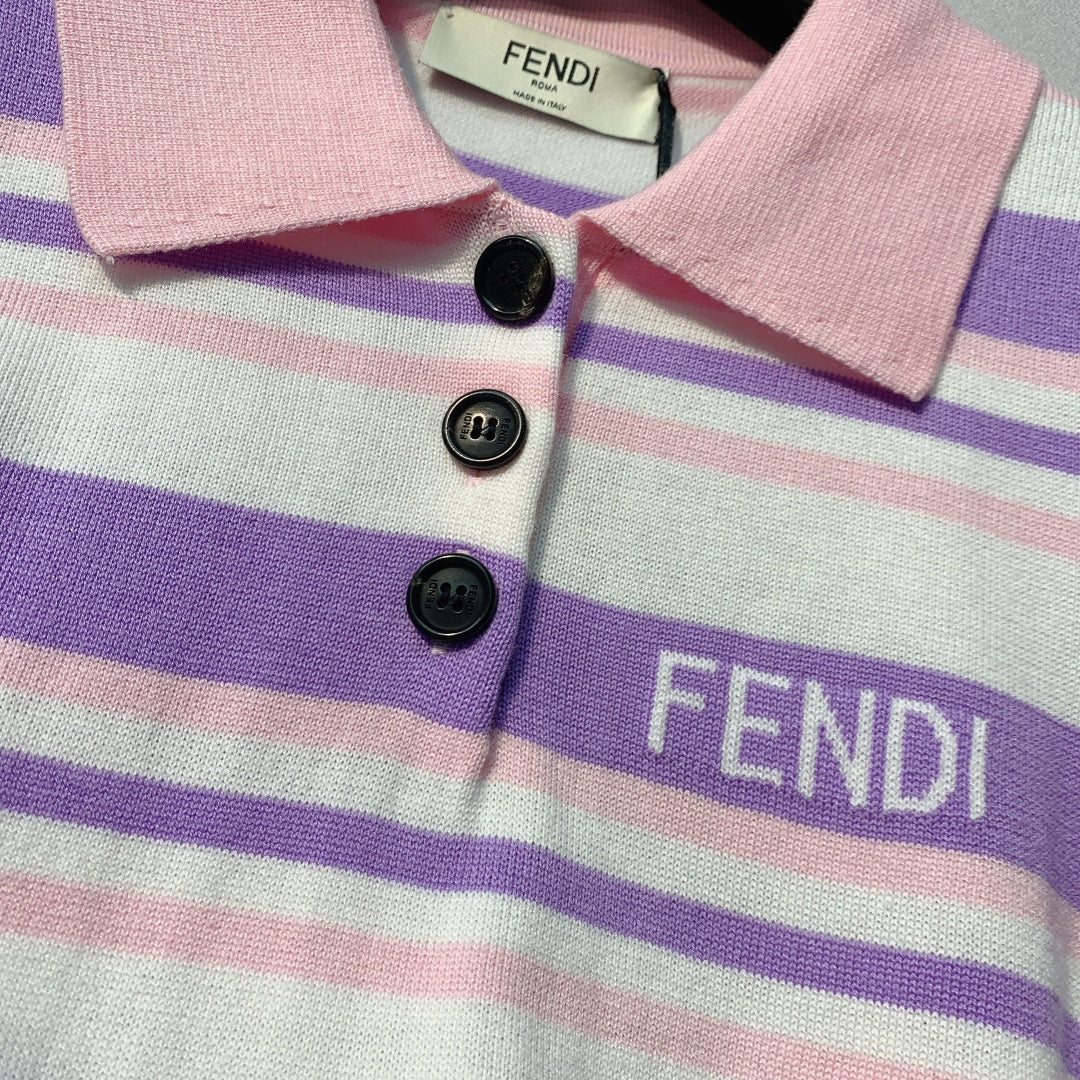 FENDI 26S SHORT SLEEVE POLO SHIRT 101