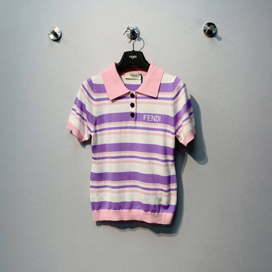 FENDI 26S SHORT SLEEVE POLO SHIRT 101