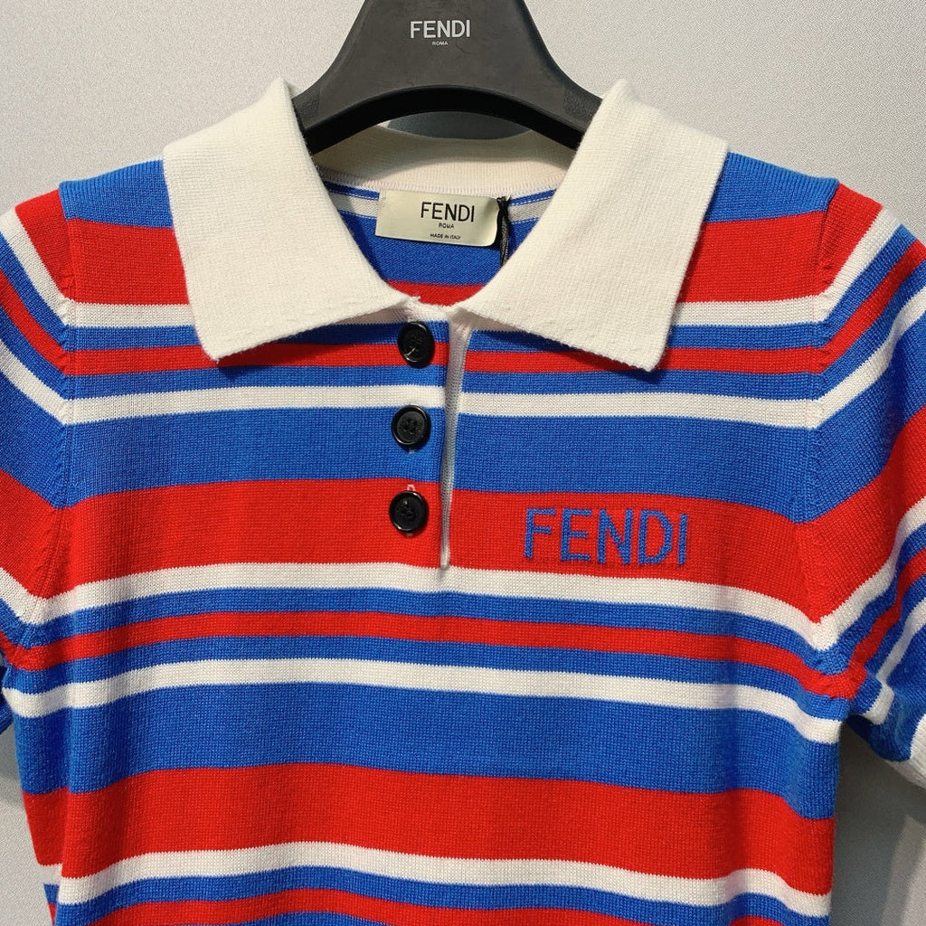 FENDI 26S SHORT SLEEVE POLO SHIRT 100