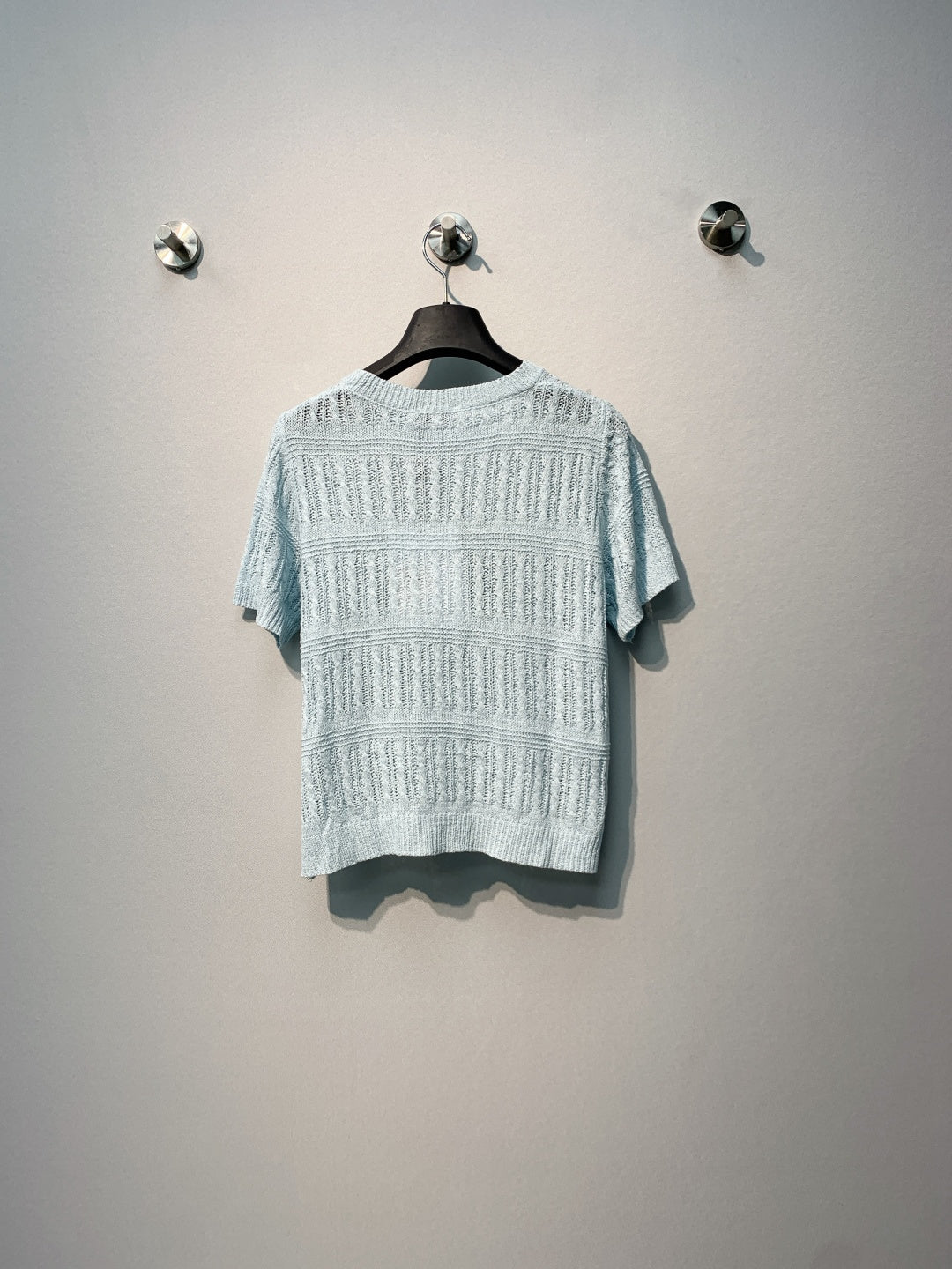 CHANEL 26S SHORT-SLEEVE KNIT TOP STYLE 1085