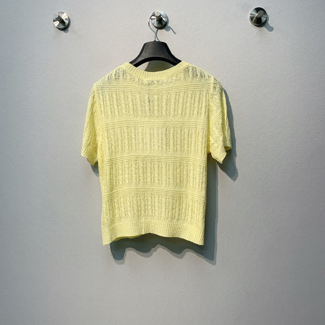 CHANEL 26S SHORT-SLEEVE KNIT TOP STYLE 1083