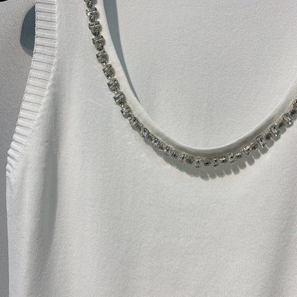 CHANEL 26S LIGHTWEIGHT KNIT TANK TOP STYLE 1076