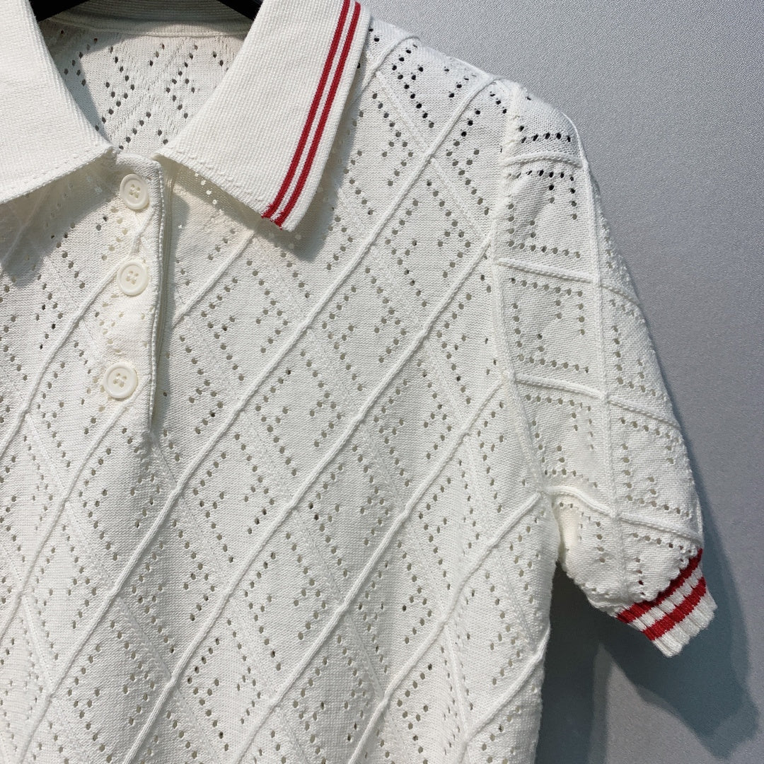 FENDI 26S SHORT SLEEVE POLO SHIRT 017