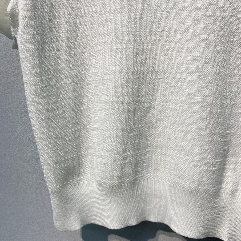 FENDI 26S SHORT SLEEVE KNIT T-SHIRT 014
