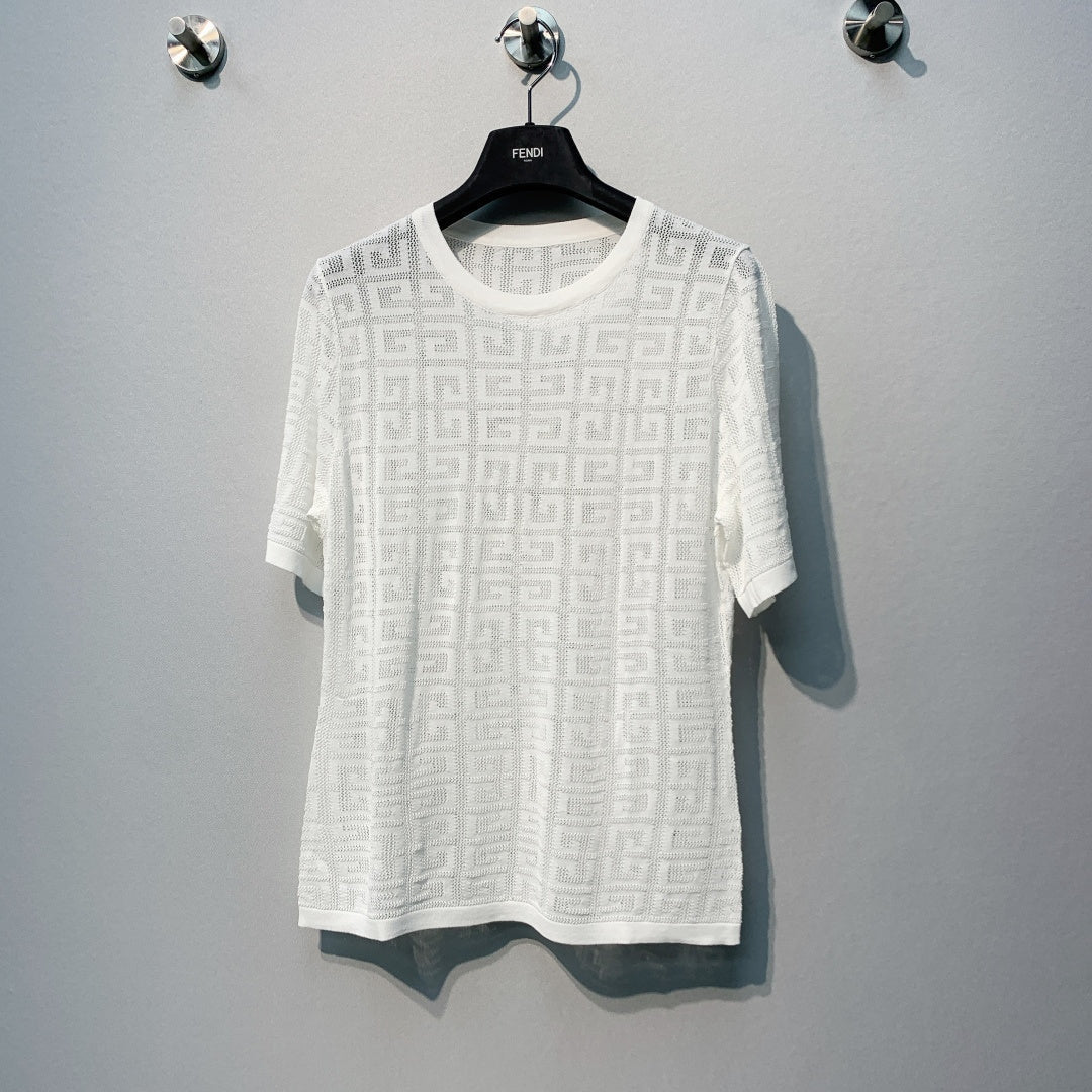 FENDI 26S SHORT SLEEVE KNIT T-SHIRT 011