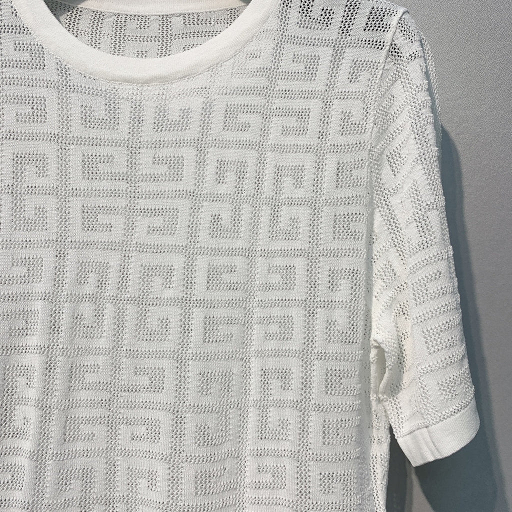FENDI 26S SHORT SLEEVE KNIT T-SHIRT 011