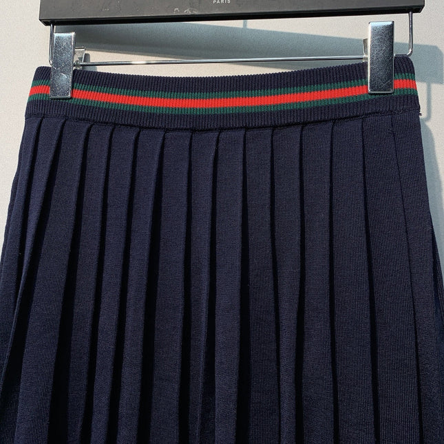 GUCCI 26S PLEATED KNIT MINI SKIRT 566