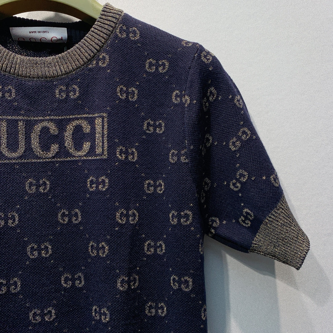 GUCCI 26S SHORT SLEEVE KNIT T-SHIRT 310