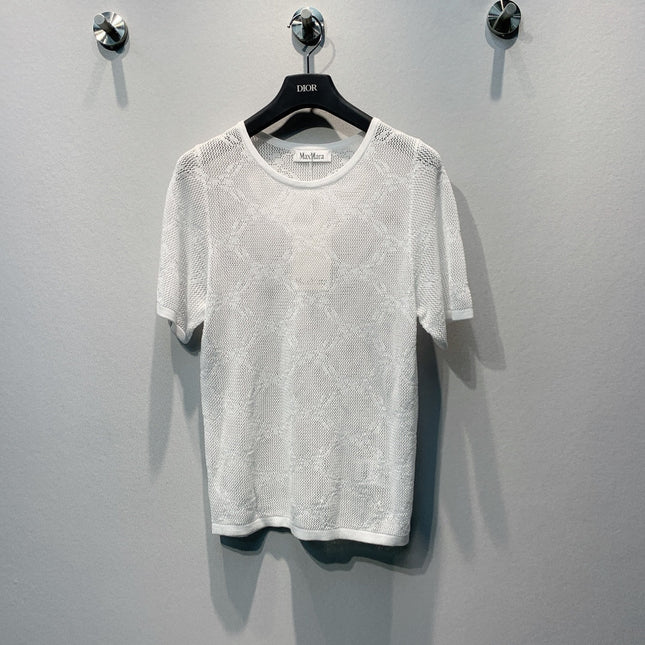MAXMARA 26S CUTOUT SHORT-SLEEVE T-SHIRT 274