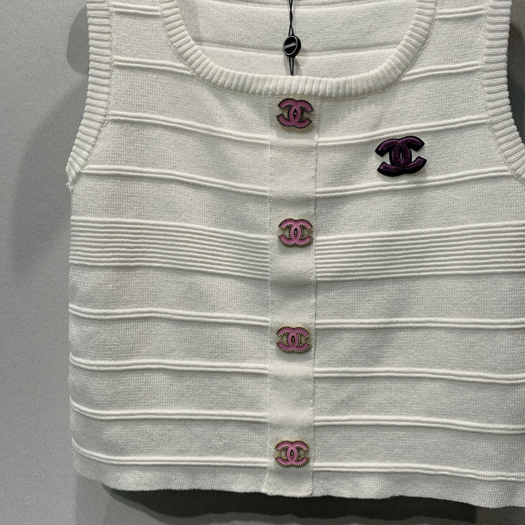 CHANEL 26S KNIT TANK TOP STYLE 1245