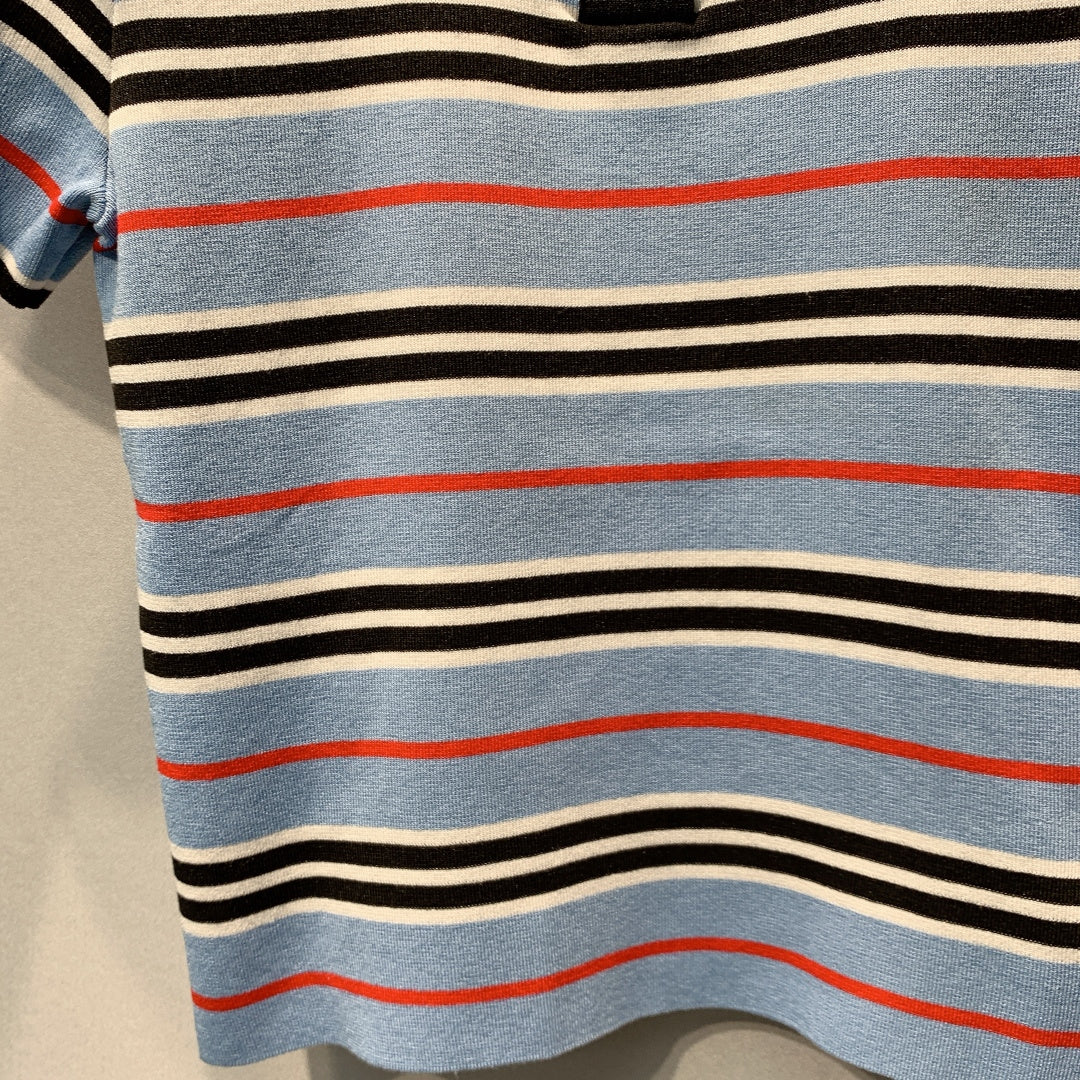 CELINE 26S STRIPED SHORT-SLEEVE POLO SHIRT 443