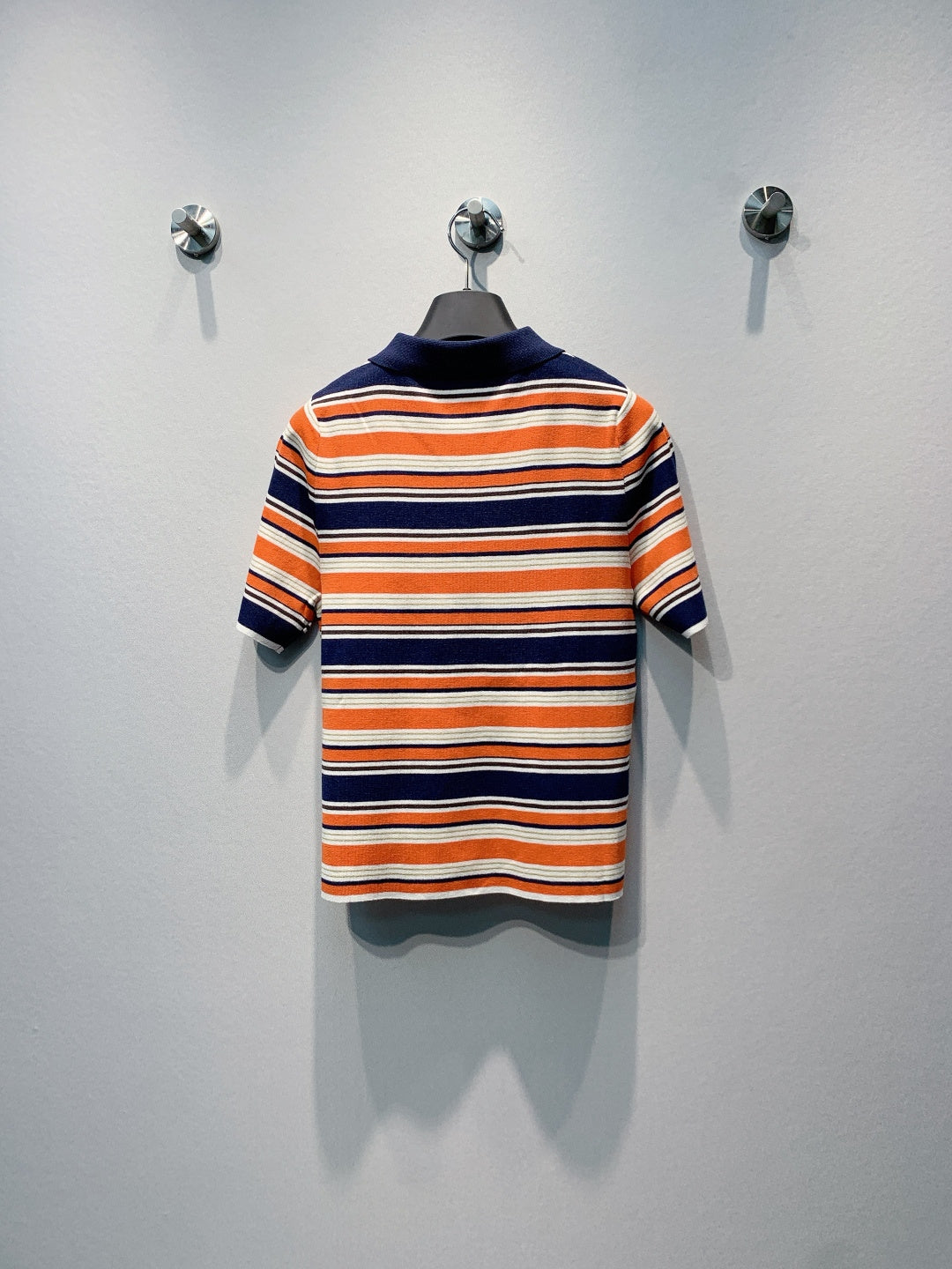 CELINE 26S STRIPED SHORT-SLEEVE POLO SHIRT 442