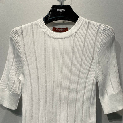 MAXMARA 26S SHORT-SLEEVE KNIT TOP 269