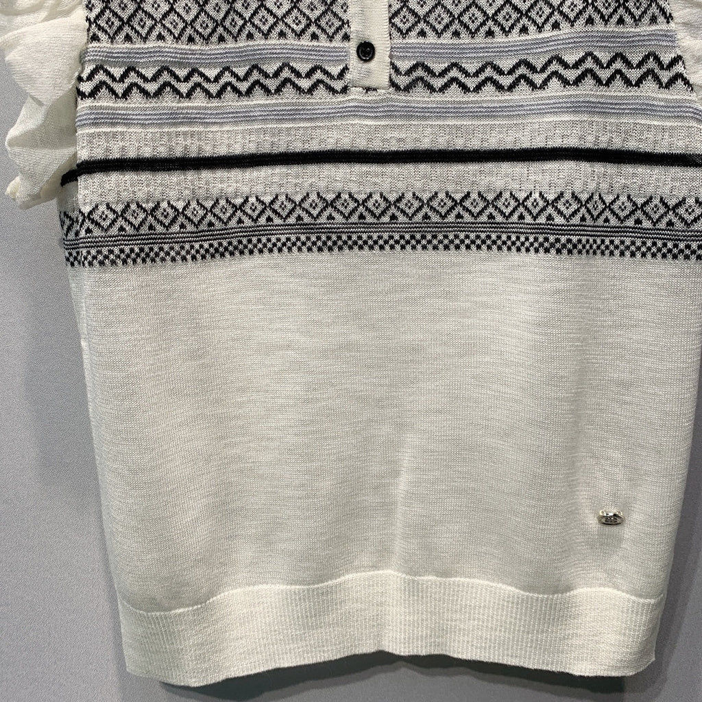 CHANEL 26S KNIT POLO TOP 1476