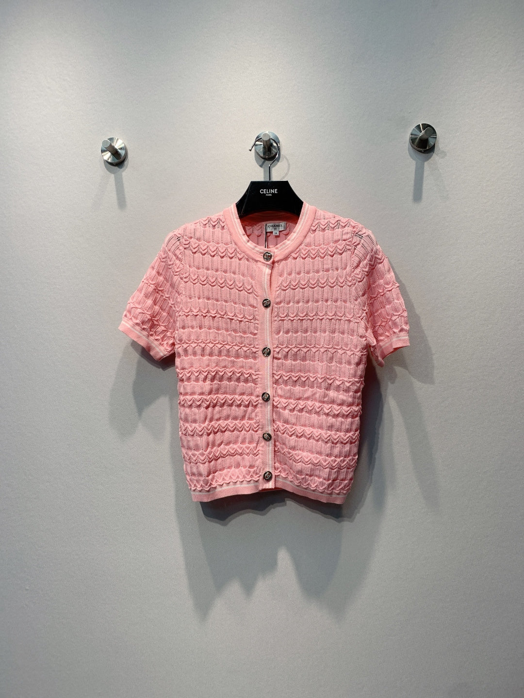 CHANEL 26S SHORT-SLEEVE KNIT TOP 1461