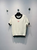 CHANEL 26S SHORT-SLEEVE KNIT TOP 1458